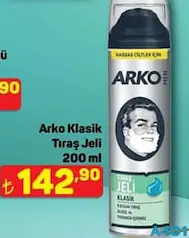 ARKO MEN KLASİK TIRAŞ JELİ 200 ML ARKO MEN KLASİK TIRAŞ JELİ 200 ML